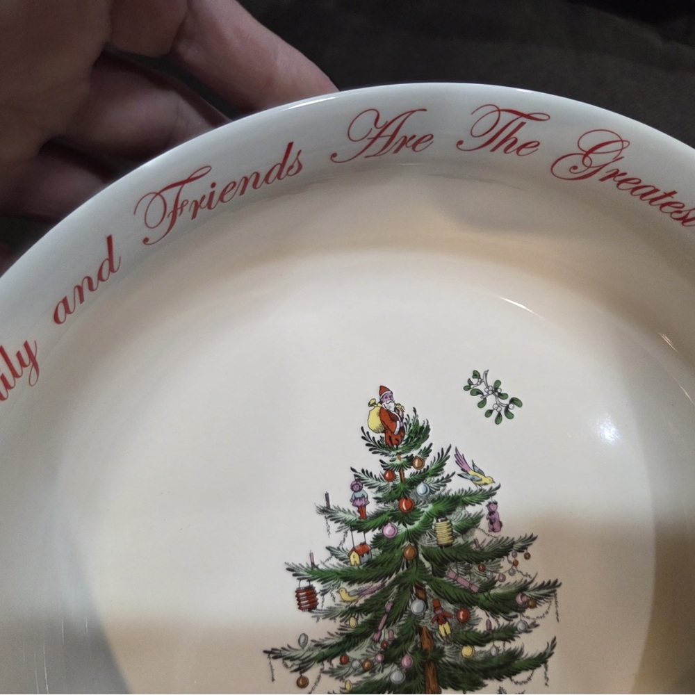 Spode Christmas Tree 2013 Annual Collection 10” Serving Bowl - Picture 2 of 5